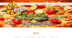 Desktop Screenshot of pepe-pizza.pl